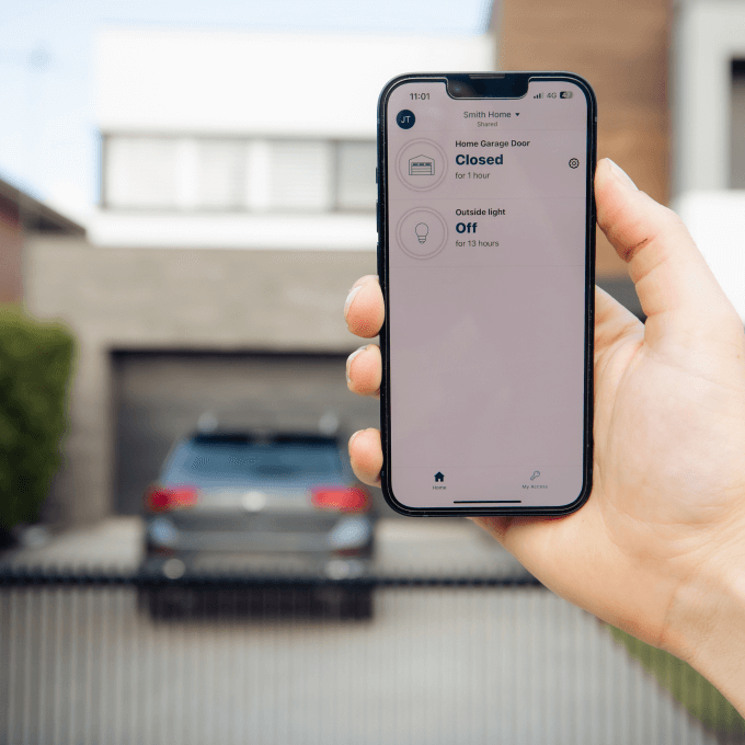Convenience in the palm of your hands with myQ Connectivity